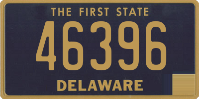 DE license plate 46396