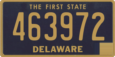 DE license plate 463972