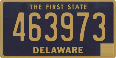 DE license plate 463973