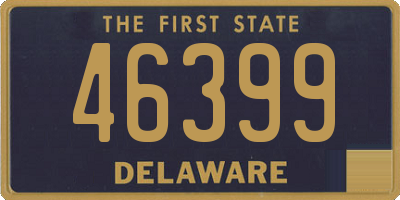 DE license plate 46399