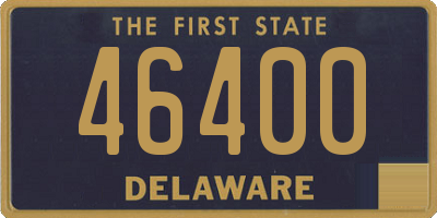 DE license plate 46400