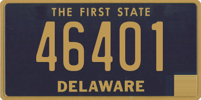 DE license plate 46401