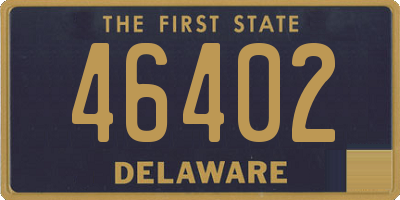 DE license plate 46402