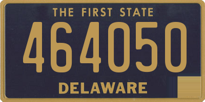 DE license plate 464050