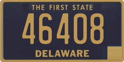 DE license plate 46408