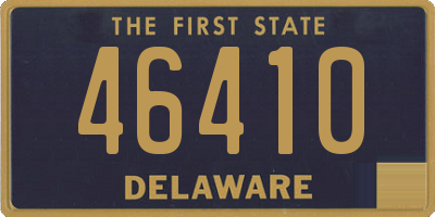 DE license plate 46410