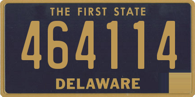 DE license plate 464114