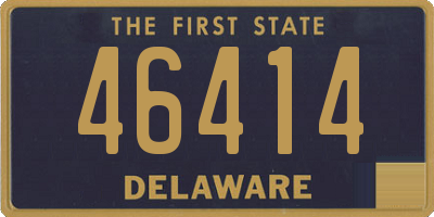 DE license plate 46414