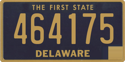 DE license plate 464175