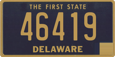 DE license plate 46419