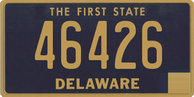 DE license plate 46426