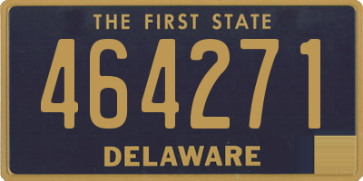 DE license plate 464271