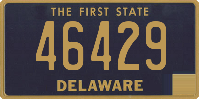 DE license plate 46429