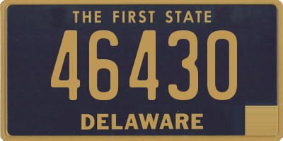 DE license plate 46430