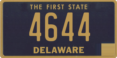 DE license plate 4644