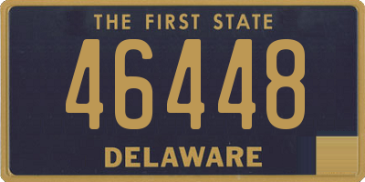 DE license plate 46448