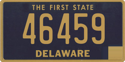 DE license plate 46459