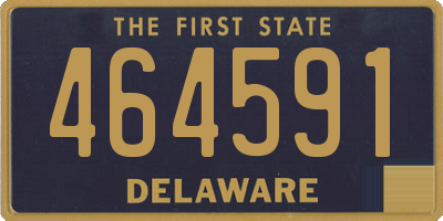 DE license plate 464591