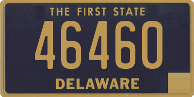 DE license plate 46460