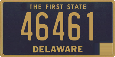 DE license plate 46461
