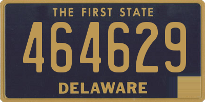 DE license plate 464629