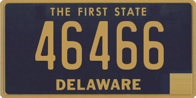 DE license plate 46466