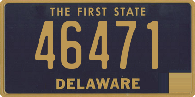 DE license plate 46471