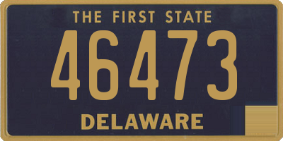 DE license plate 46473