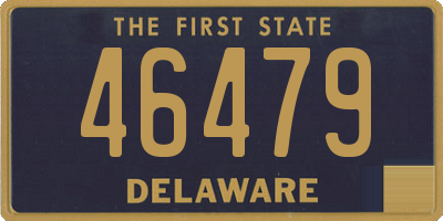 DE license plate 46479