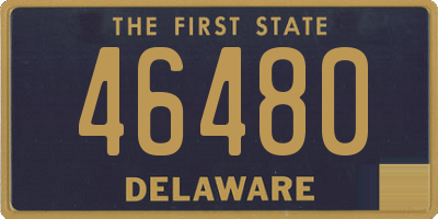 DE license plate 46480