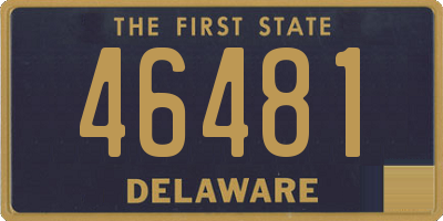 DE license plate 46481