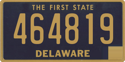 DE license plate 464819