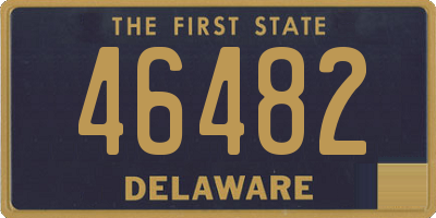 DE license plate 46482