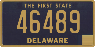 DE license plate 46489