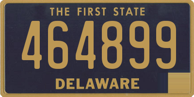 DE license plate 464899