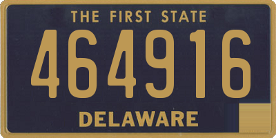 DE license plate 464916