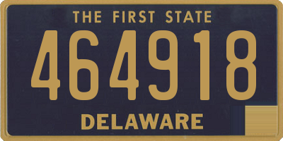 DE license plate 464918