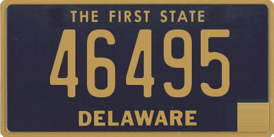 DE license plate 46495