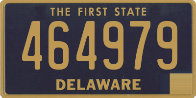 DE license plate 464979