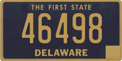 DE license plate 46498