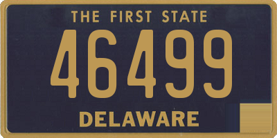 DE license plate 46499