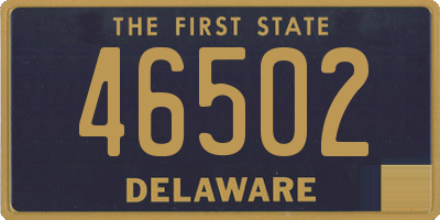 DE license plate 46502
