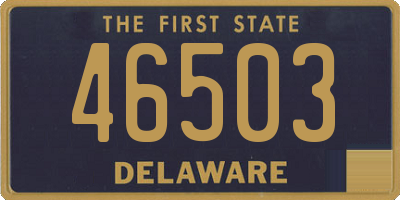 DE license plate 46503