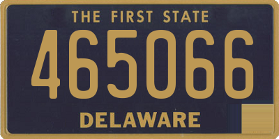 DE license plate 465066