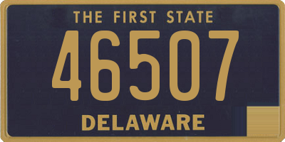 DE license plate 46507