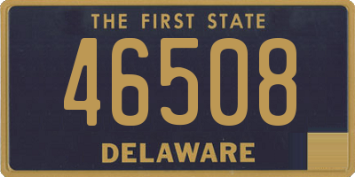DE license plate 46508