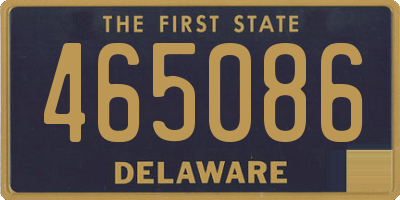 DE license plate 465086