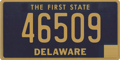 DE license plate 46509