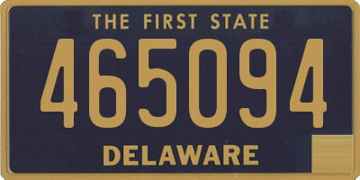 DE license plate 465094