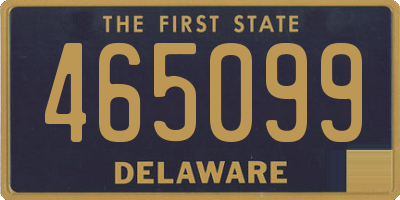 DE license plate 465099